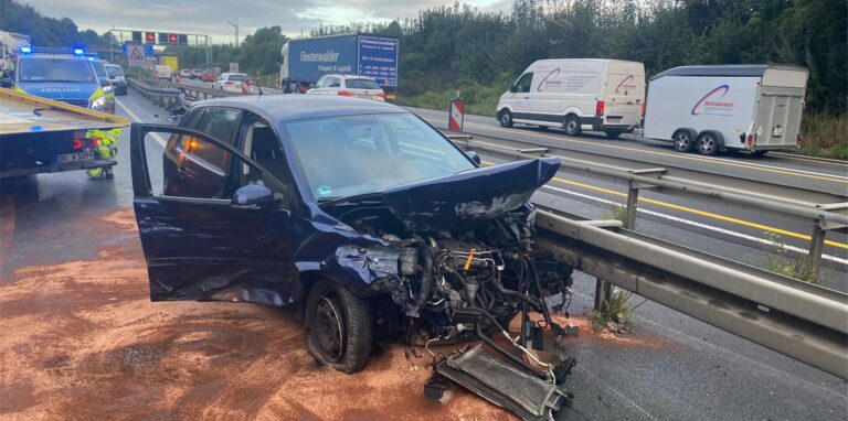 Unfall auf der A44