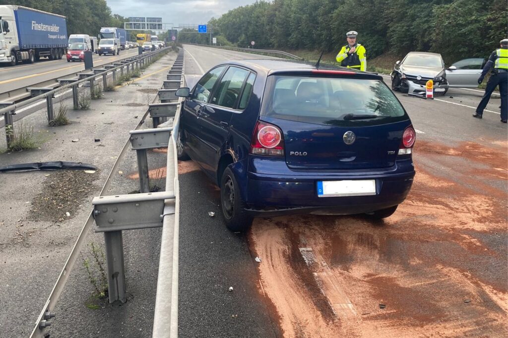 Unfall auf der A44 Unfall auf der A44
