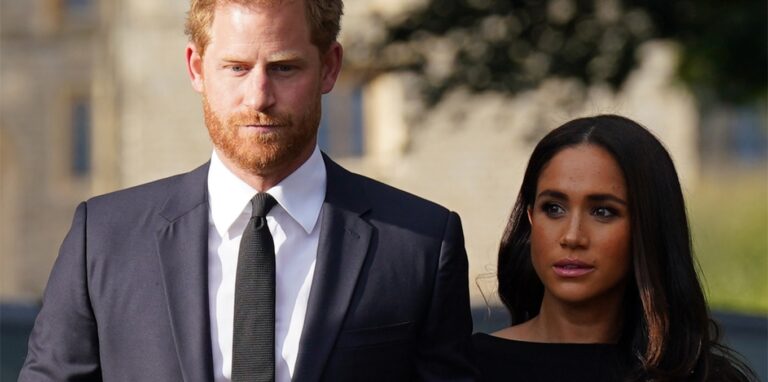 Der britische Prinz Harry, Herzog von Sussex, und seine Frau Meghan, Herzogin von Sussex.