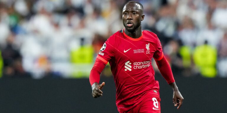 Naby Keita im Trikot des FC Liverpool.