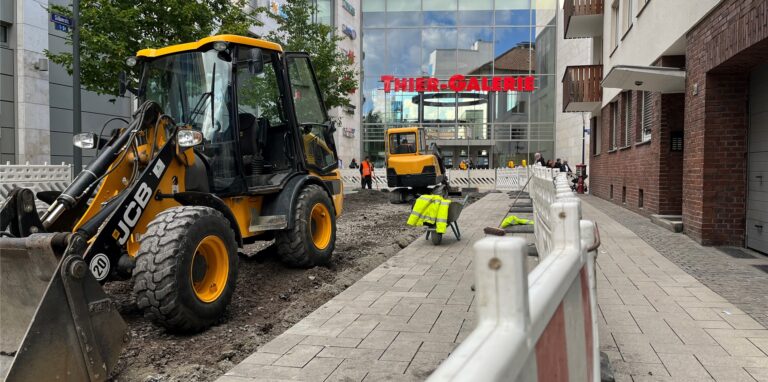 Kein Durchkommen? Auf der Silberstraße gibt es derzeit eine größere Baustelle.