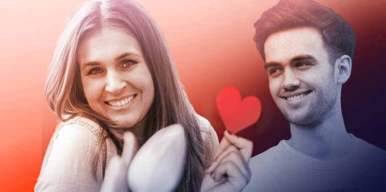 Franziska Urbatschek (Single-Coach) und Lennart Beisner (Moderator) sind die Gastgeber des Podcasts „Beziehungsstatus Single“.