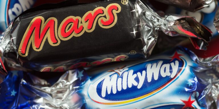 Mini-Riegel von Mars und Milky Way