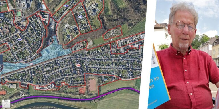 Bodenrichtwertkarte für eine Zone in Fröndenberg-Westick und Grundstückseigentümer Bernd Weskamp