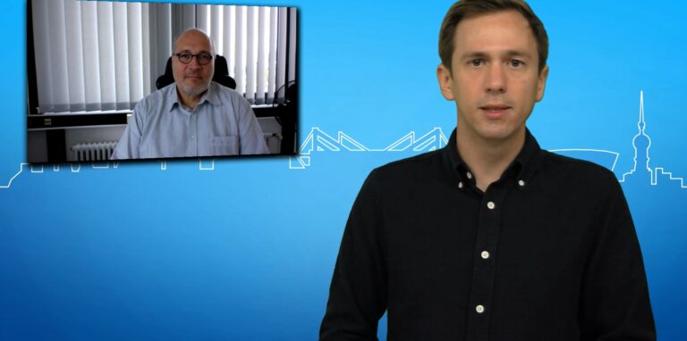 Bastian Pietsch hat im Video-Interview mit Professor Christian Rehtanz über die Sicherheit des Stromnetzes gesprochen.