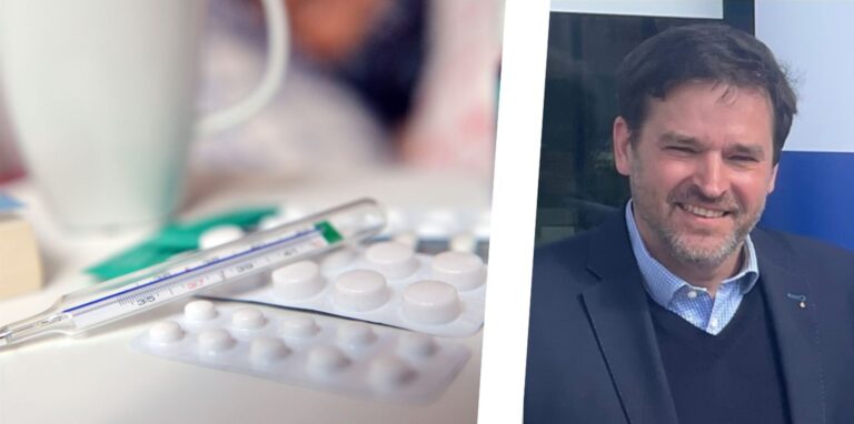 Grippetabletten und Hausarzt Dr. Martin Sobottka