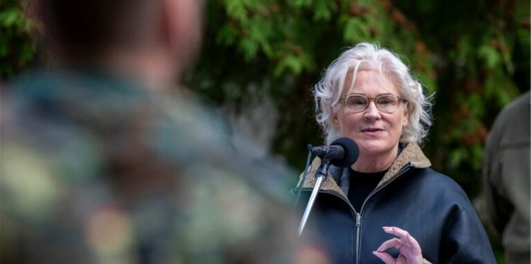 Christine Lambrecht, Verteidigungsministerin von Deutschland.