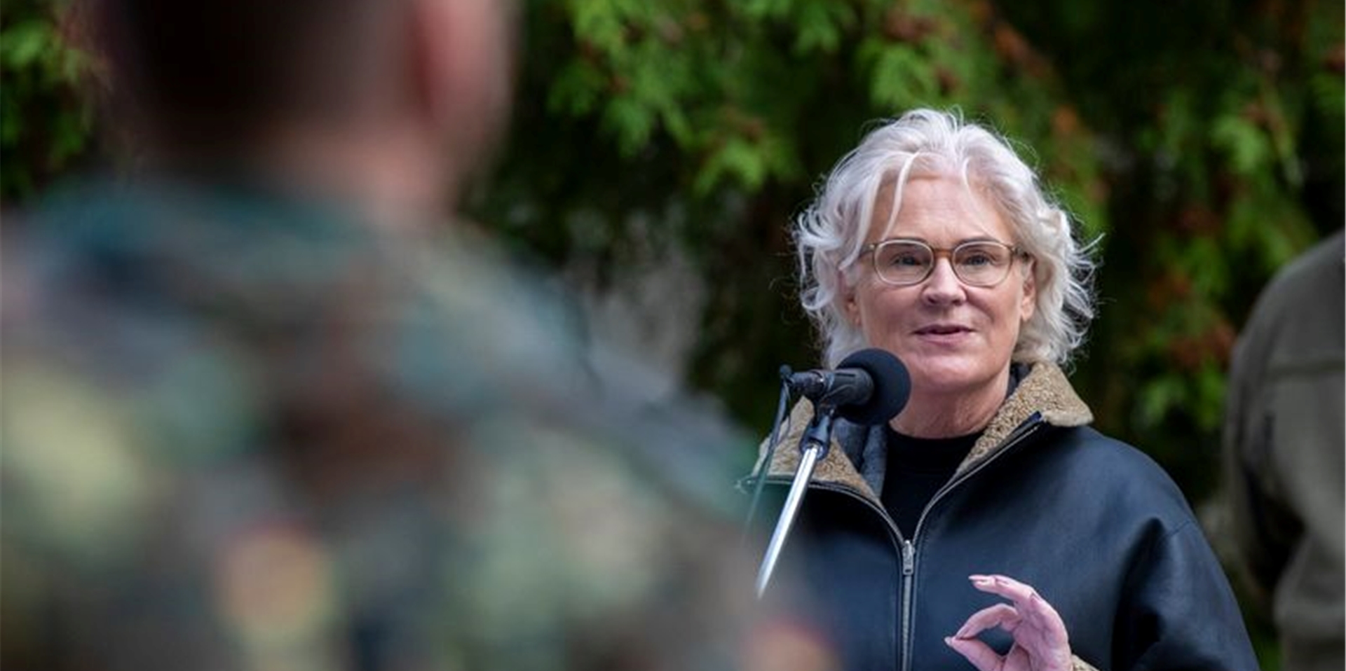 Christine Lambrecht, Verteidigungsministerin von Deutschland.