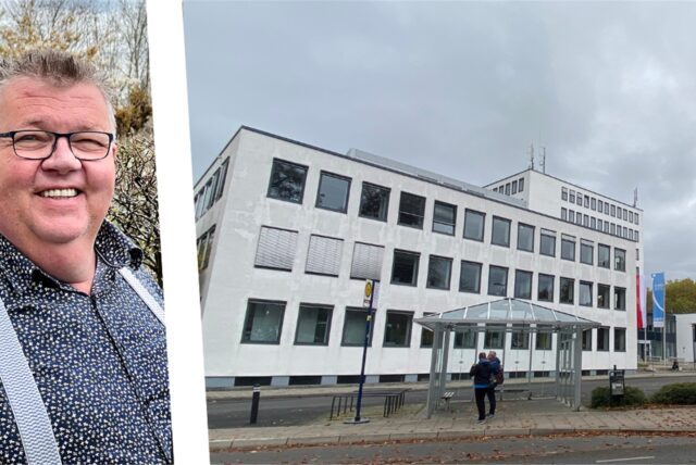 Am Kreishaus in Unna soll sich seit Wochen ein Obdachloser aufhalten. Bei Gerd Vogt löst das Sorgen aus – er denkt auch an den bevorstehenden Winter.