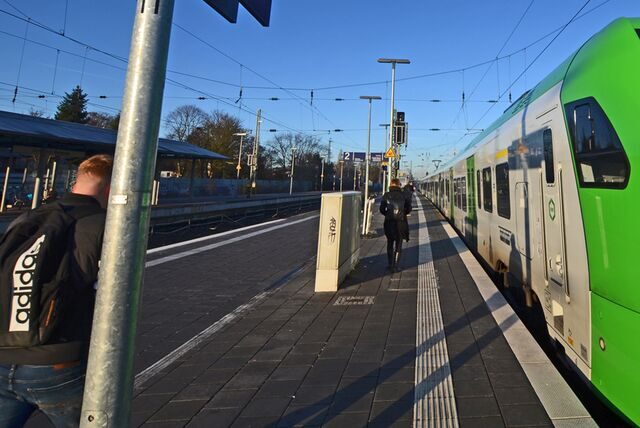 Der Bahnhof in Mengede.