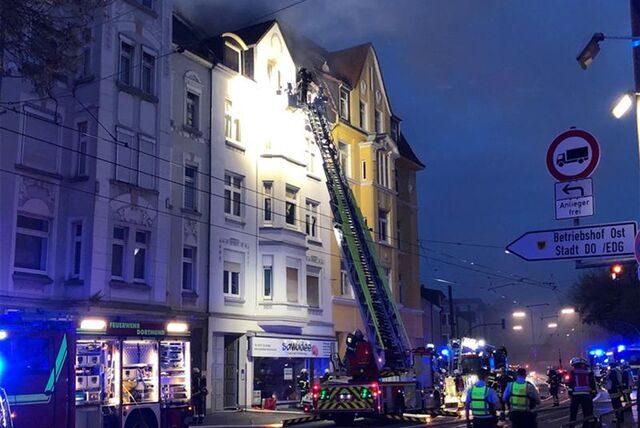 Auf dem Körner Hellweg hat es am Freitagabend gebrannt.