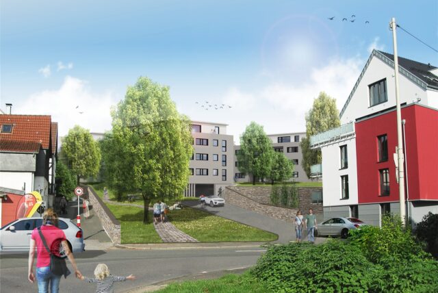 So würde es von der Ostenstraße aussehen, wenn die Planungen umgesetzt würden. Die CDU schlägt nun aber eine Variante ohne Tiefgarage vor.