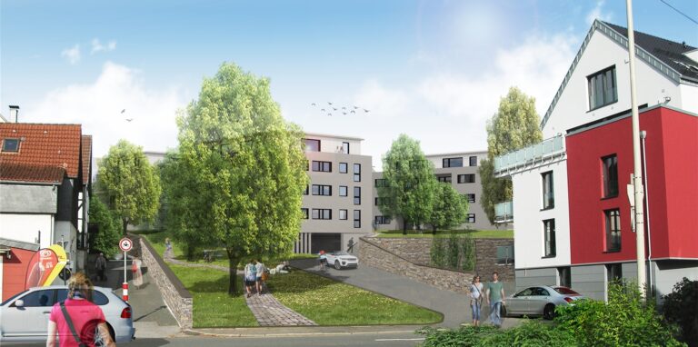 So würde es von der Ostenstraße aussehen, wenn die Planungen umgesetzt würden. Die CDU schlägt nun aber eine Variante ohne Tiefgarage vor.