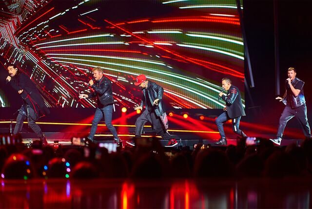 Die Backstreet Boys haben ein Konzert in der ausverkauften Westfalenhalle gespielt.