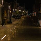 Massener Straße Unna bei Nacht