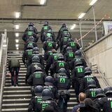 Die Polizei war rund um das „kleine Revierderby“ zwischen Dortmund und Bochum mit starken Polizeikräften im Einsatz.