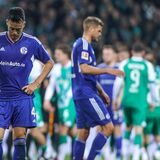 Maya Yoshida, Simon Terodde, beide Schalke 04