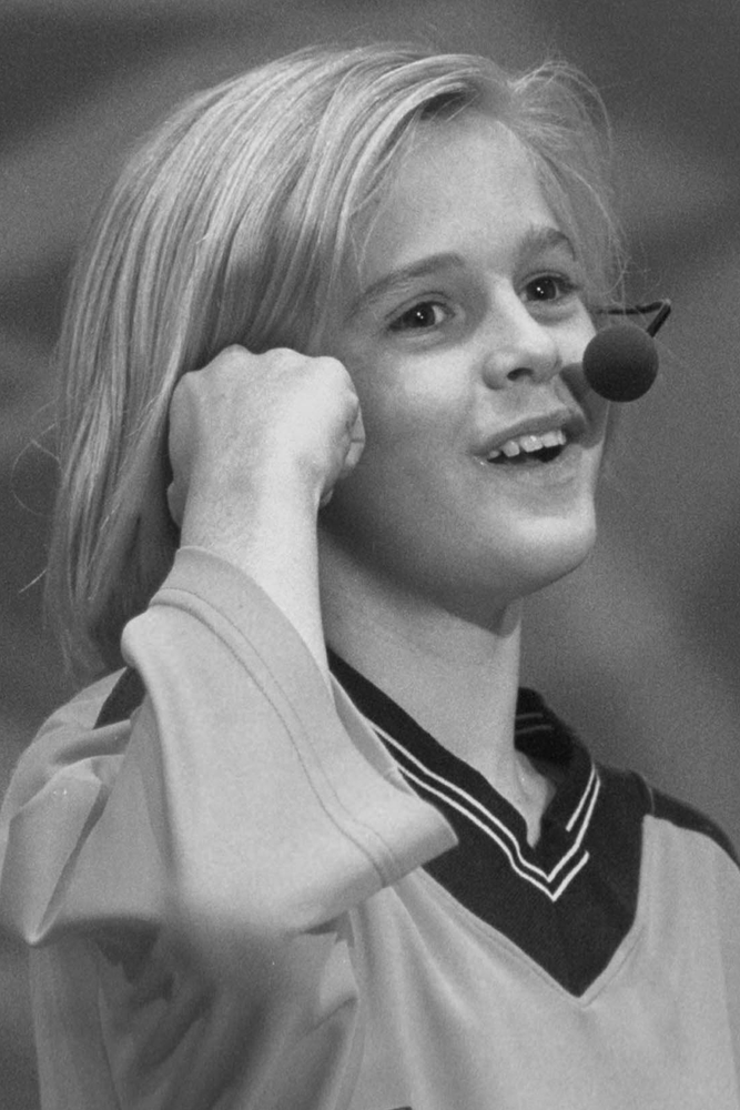 Der amerikanische Kinderstar Aaron Carter 1998. Der amerikanische Kinderstar Aaron Carter 1998.
