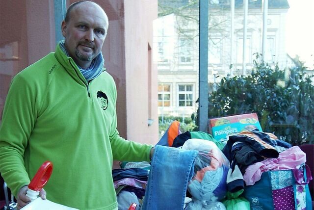 Jens Ole Wilberg veranstaltet den Kids-Markt in der Rohrmeisterei in Schwerte.