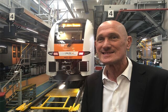 Manfred Fuhg ist Leiter der Niederlassung Ruhr der Siemens AG. Den Aufbau des RRX-Depots an der Bornstraße in Dortmund hat er von Anfang an begleitet. Jetzt ist der Blick auf ein neues, noch größeres Werk gerichtet.