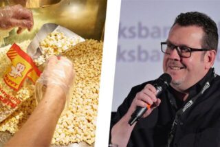 Popcorn und Lutz Nennmann