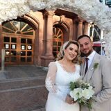 Tugba (26) und Ali (28) nach ihrer Trauung