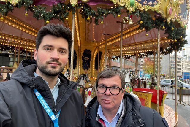 Reporter Lukas Wittland ist auf dem Dortmunder Weihnachtsmarkt unterwegs.