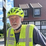 Der Grünpfeil für Radfahrende an einer Ampel in Dortmund