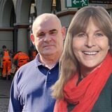 Petra Weber spricht sich gegen eine Auflösung der Stadtbetriebe aus. Bürger Holger Zühlke hält zumindest einen ihrer Aufgabenbereiche im Rathaus für besser aufgehoben.