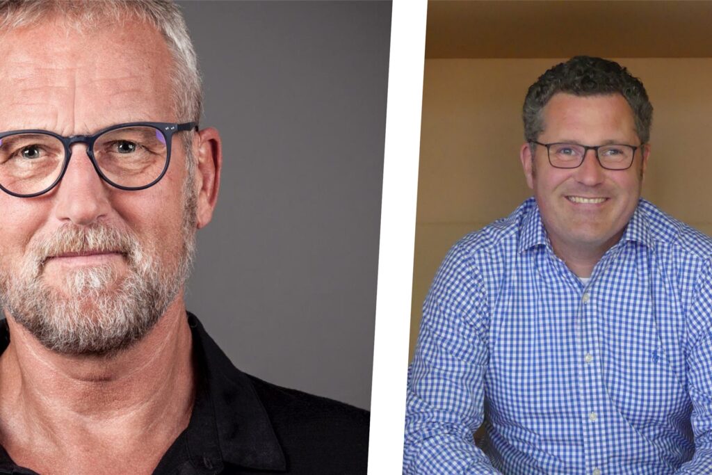 Reinhold Bauhus, Leiter der Käthe-Kollwitz-Gesamtschule und Benjamin Müller, Leiter der Ludwig-Uhland-Realschule.