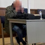 Gerichtssaal: Der Angeklagte beim Prozess