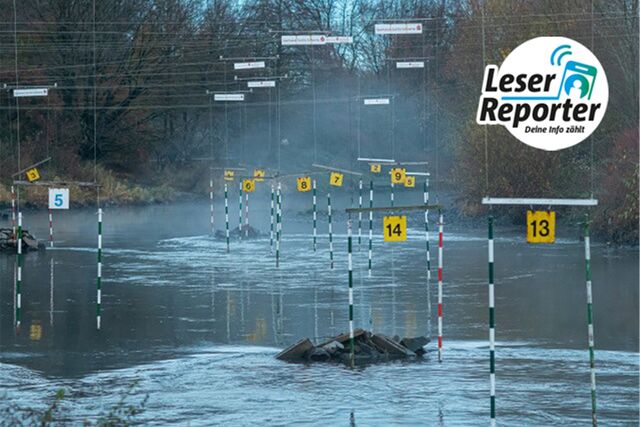 Ganz langsam stieg der Nebel über der Ruhr auf.
