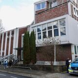 Die Dortmunder Synagoge wird regelmäßig von der Polizei bewacht.