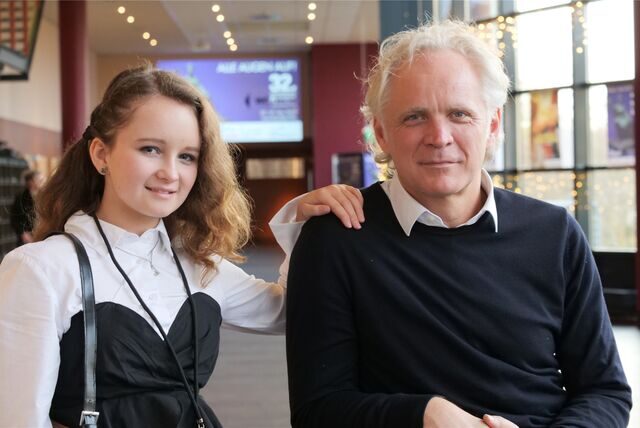 Die erst 14-jährige Lisa Marie Trense ist schon eine erfahrene Schauspielerin. Mit Produzent Arek Gielnik präsentierte sie den Film „Lucy ist jetzt Gangster“ in der Cineworld.