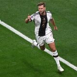Niklas Füllkrug bejubelt seinen Treffer gegen Spanien.
