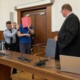 Ein Angeklagter vor Gericht