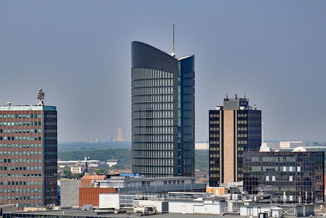 Das Hochhaus am Freistuhl wird von vielen Dortmundern immer noch RWE-Tower genannt.