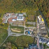 Der Fakt-Campus aus der Luft betrachtet.