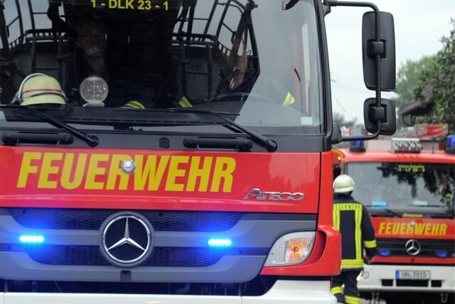 Die Feuerwehr Werne rückte am Heiligen Abend zu einem Brand in Stockum aus.