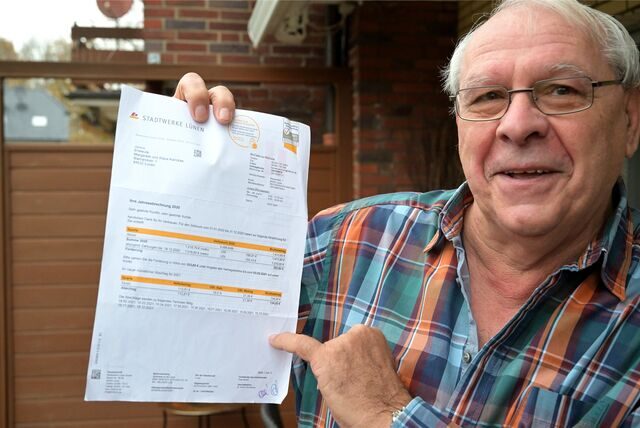 Klaus Karikas aus Lünen war überrascht, als er die Stromtarife der Stadtwerke Lünen mit anderen verglich.
