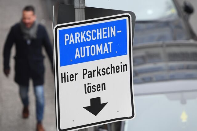 Parkscheinautomat.