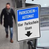 Parkscheinautomat.