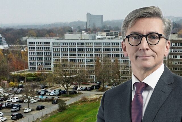 Die DSW21 Zentrale in der Deggingstraße in Dortmund