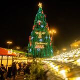 Das Zentrum des Dortmunder Weihnachtsmarkts: der Hansaplatz