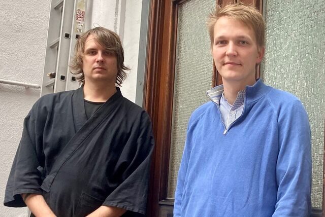 Philipp Valente (l.) und Jonathan Schmalöer wollen das Bauen verändern.
