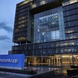 Das Hauptgebäude von Thyssenkrupp in Essen.
