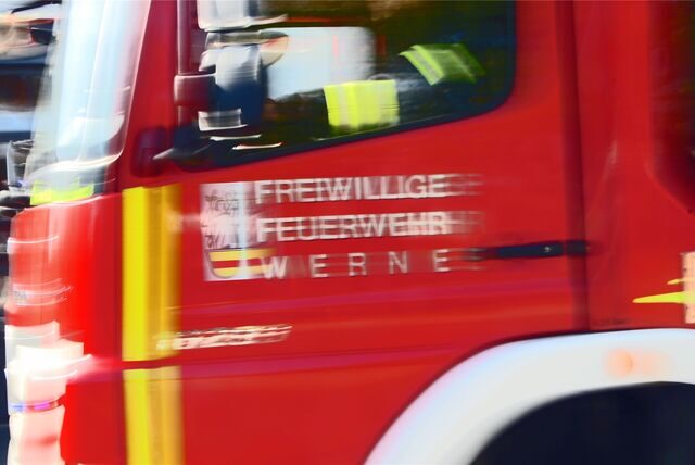 Die Freiwillige Feuerwehr in Werne musste mehrfach ausrücken in der Silvesternacht – größere Einsätze blieben aber aus.