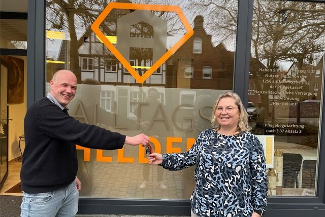Sandra Wittler (re.) übernimmt zum neuen Jahr die Leitung des Standortes der „Alltagshelden“ in Nordkirchen von Vincent Bergau.