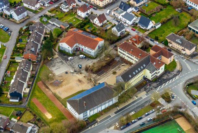 An der Overbergschule stehen im Jahr 2022 Umbaumaßnahmen an, die rund eine Million Euro kosten werden. So viel Geld ist zumindest im Haushaltsplanentwurf vorgesehen.