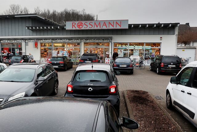 Der Rossmann an der Parkstraße in Bergkamen.